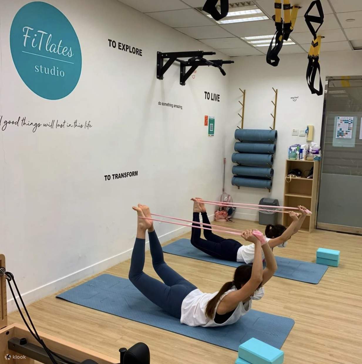 Fitlates Limited - [A good place for urbanites/Pilates Slimming] Equipment  Pilates, Pain Relief Lajin Class, Floor Yoga